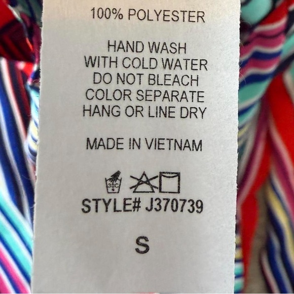 Multi Colored Striped Halter Style Jumpsuit - Picture 7 of 11